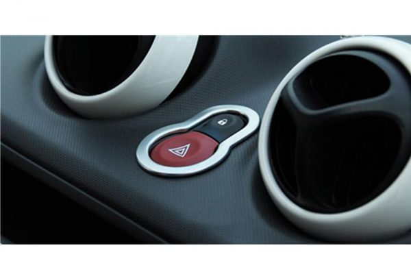 smart fortwo forfour warnlicht warnblinker schalter abdeckung rahmen