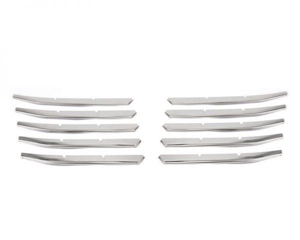 peugeot 3008 ii edelstahl kuehlergrill gitter niere streifen abdeckung leiste