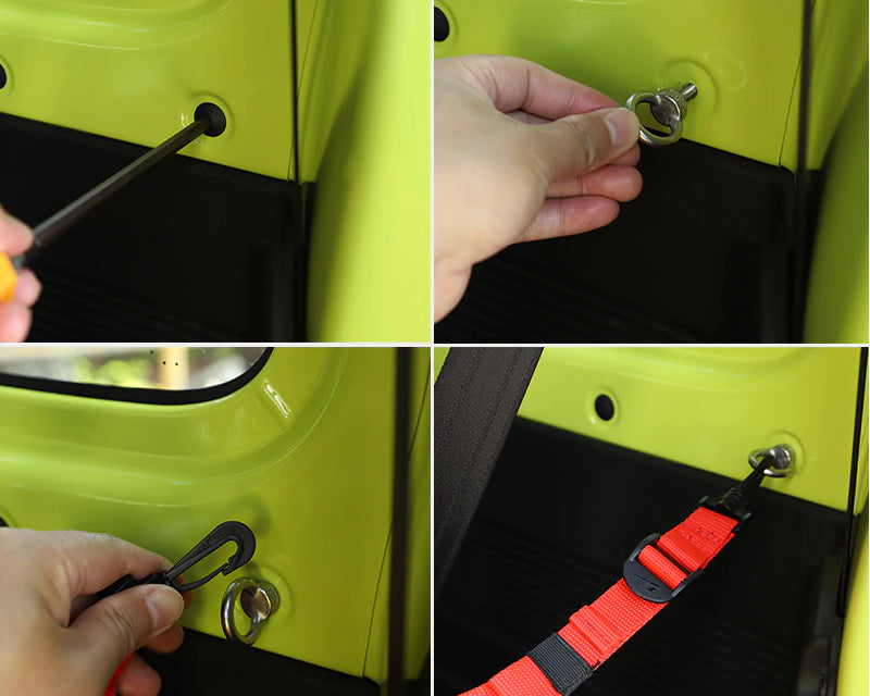 suzuki jimny 4 kofferraum gepaeck netz