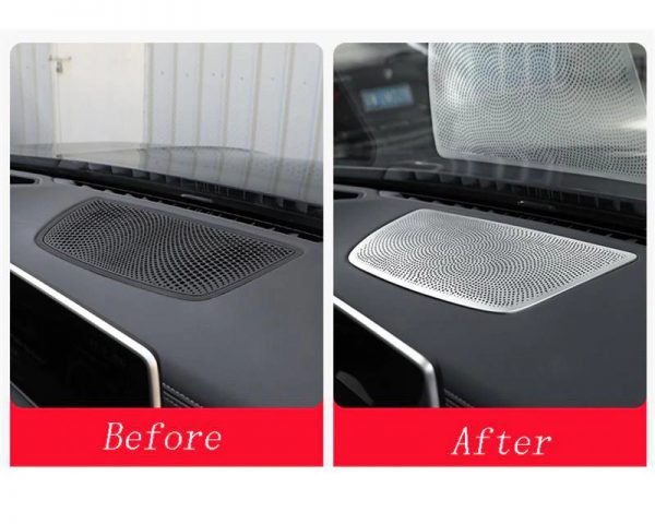 bmw 7 g11 g12 edelstahl lautsprecher armaturenbrett abdeckung rahmen