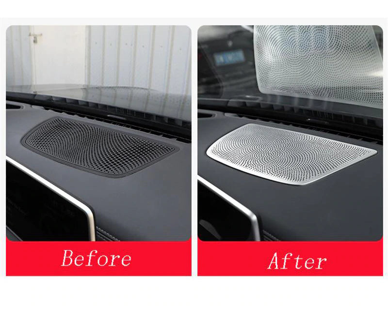 bmw 7 g11 g12 edelstahl lautsprecher armaturenbrett abdeckung rahmen