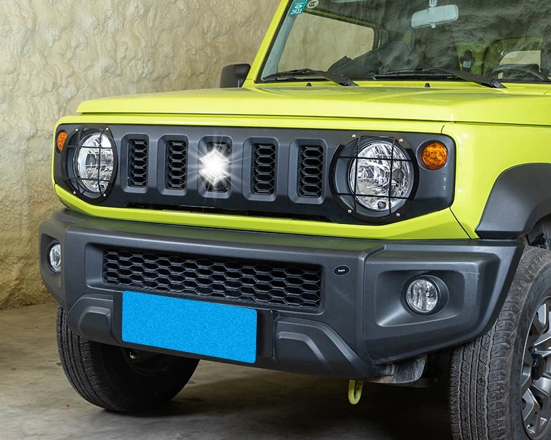 suzuki jimny 4 licht leuchte scheinwerfer vorne ringe abdeckung