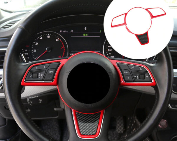 audi a3 8v a4 a5 b9 lenkradbezug lenkradhuelle abdeckung rahmen