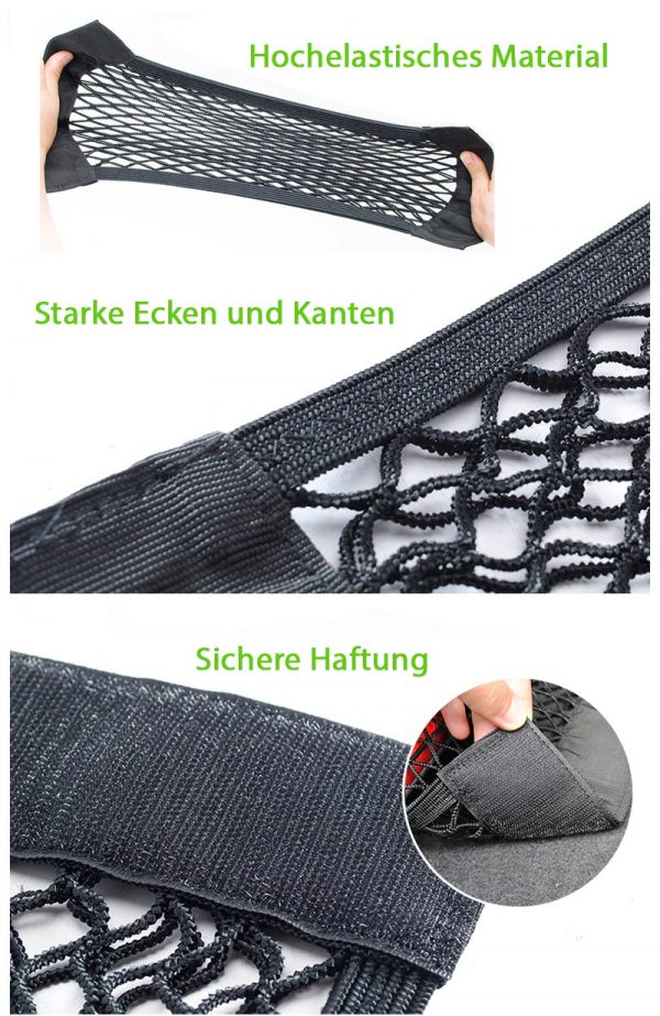 auto kofferraum gepaeckraum lagerung ordnung ware netz