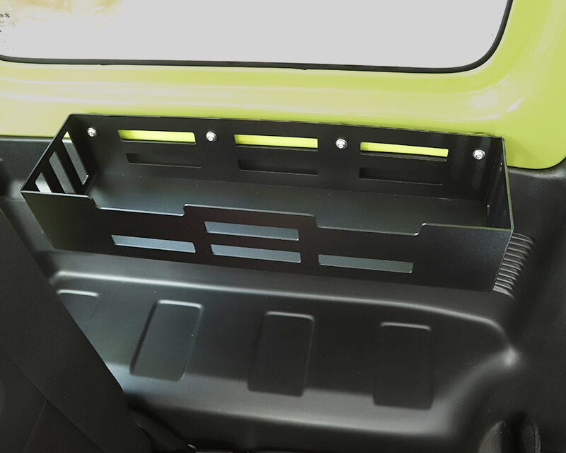 suzuki jimny 4 kofferraum seite fenster lagerung ablagekasten