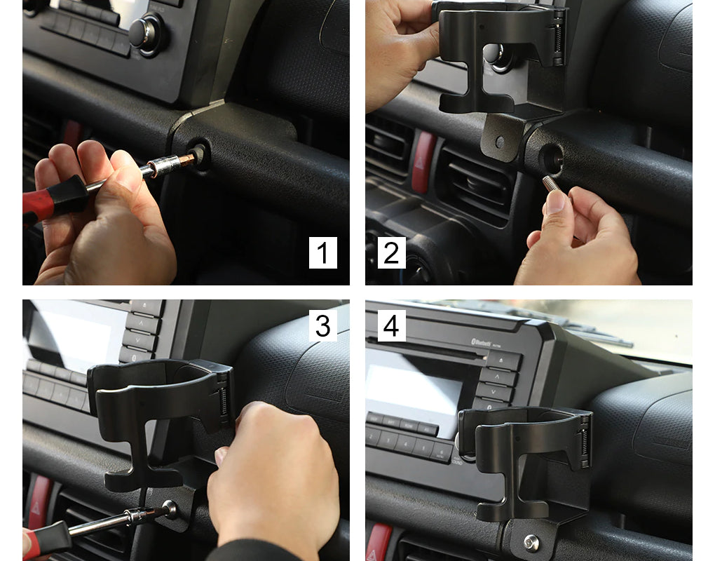 suzuki jimny 4 getraenke becher mobile halter
