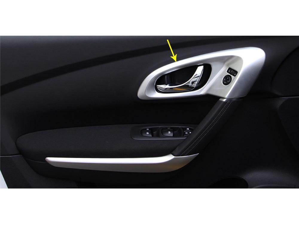 renault kadjar chrom carbon tuergriff innen abdeckung blende rahmen