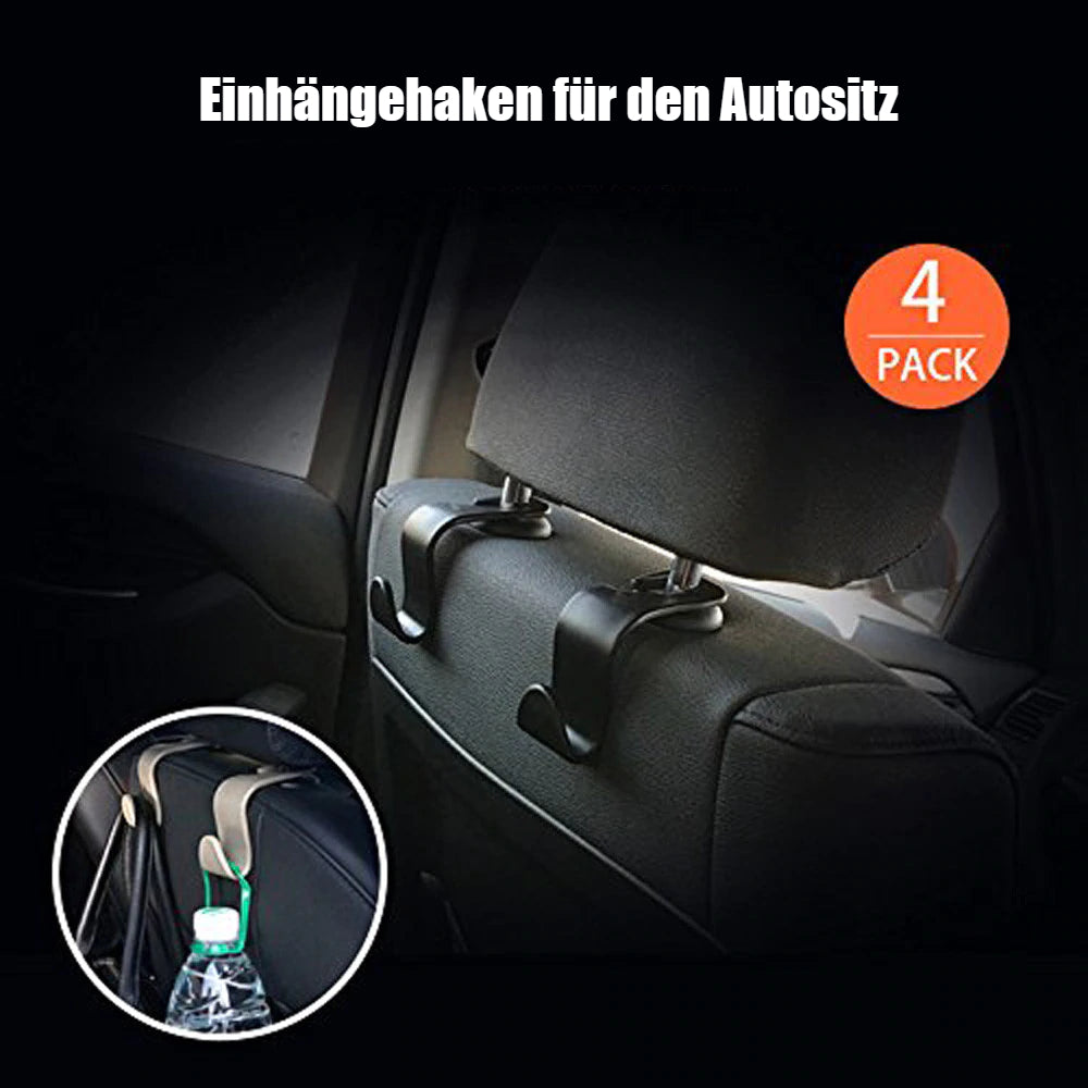 4er pack autositz kopfstuetze organizer aufhaenger aufbewahrung haken halterung