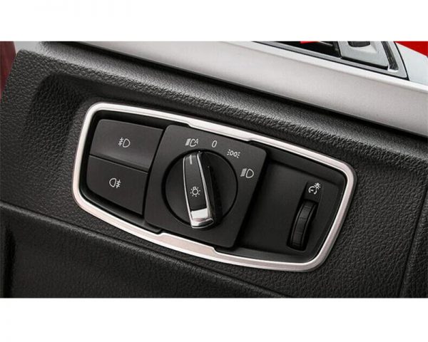 bmw 1 f20 f21 edelstahl armaturenbrett licht schalter abdeckung rahmen