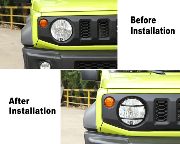 suzuki jimny 4 licht leuchte scheinwerfer vorne abdeckung