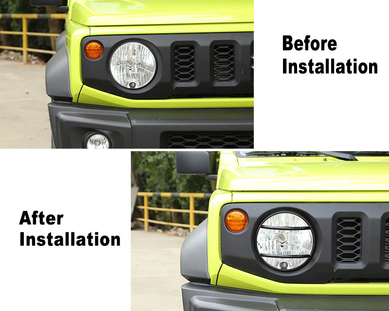 suzuki jimny 4 licht leuchte scheinwerfer vorne abdeckung