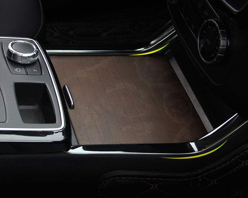 mercedes gle c292 w166 gls x166 carbon edelstahl mittelkonsole armaturenbrett ablagekasten leiste abdeckung