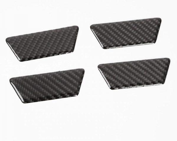 vw touareg 2 7p carbon edelstahl tuergriff innen abdeckung blende