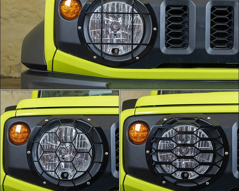 suzuki jimny 4 licht leuchte scheinwerfer vorne ringe abdeckung