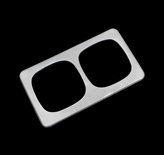 nissan qashqai j11 chrom getraenke becher halter ruecksitz hinten rahmen