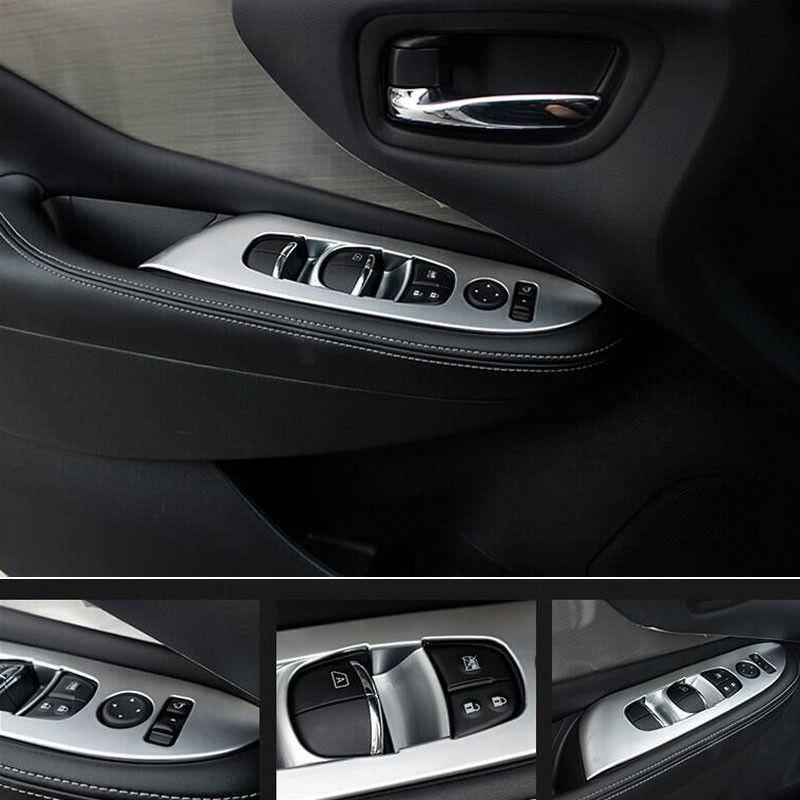 nissan murano z52 chrom abdeckung fenster heber schalter taster rahmen