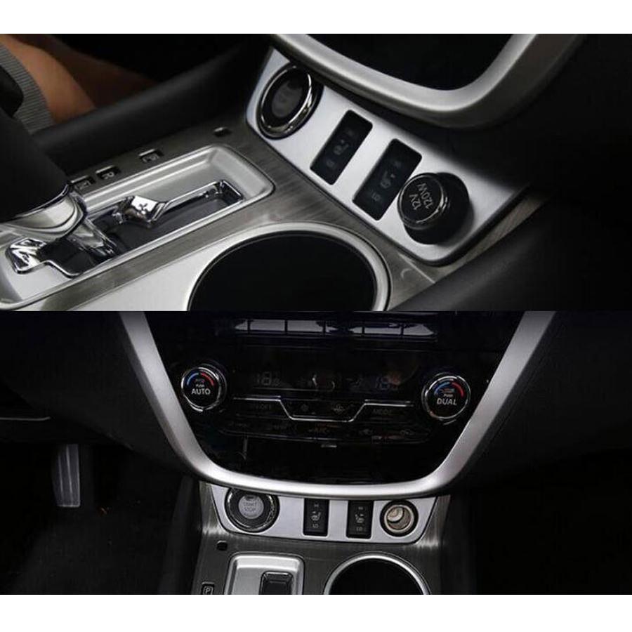nissan murano z52 chrom mittel zentrale konsole abdeckung rahmen
