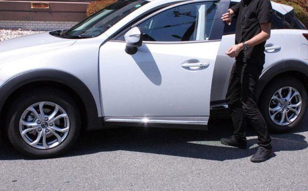 mazda cx3 seiten flanken tur leiste unten abdeckung