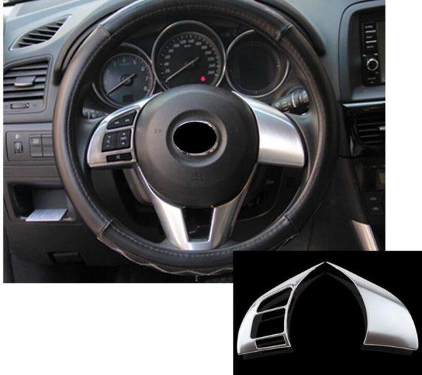 mazda cx5 ke chrom lenkrad knopfe rahmen abdeckung