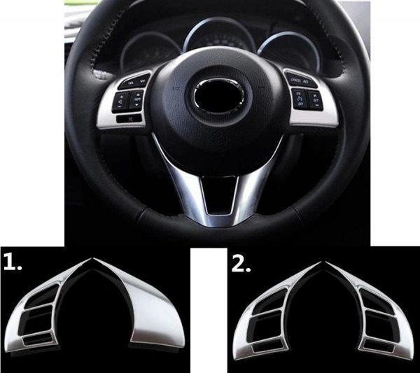 mazda cx5 ke chrom lenkrad knopfe rahmen abdeckung