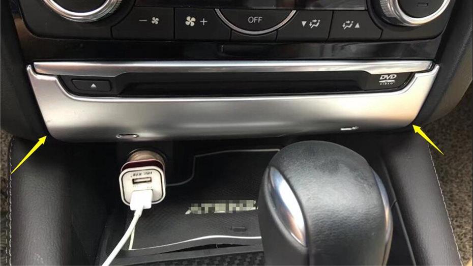 mazda 6 gj gl chrom cd radio ladung schalter abdeckung