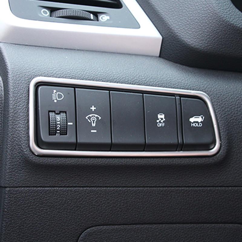 hyundai tucson 3 tl chrom licht schalter abdeckung rahmen