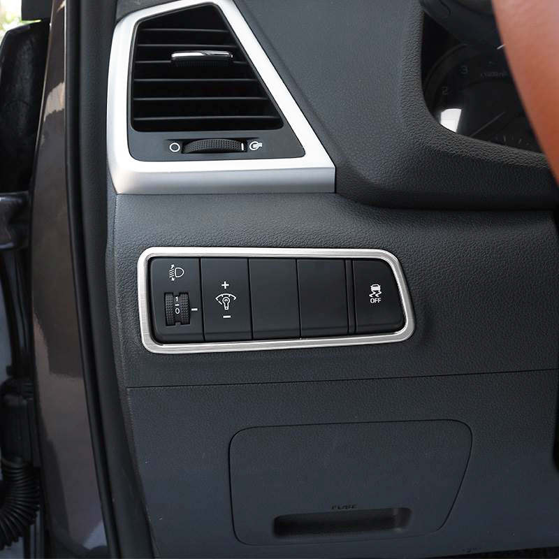 hyundai tucson 3 tl chrom licht schalter abdeckung rahmen