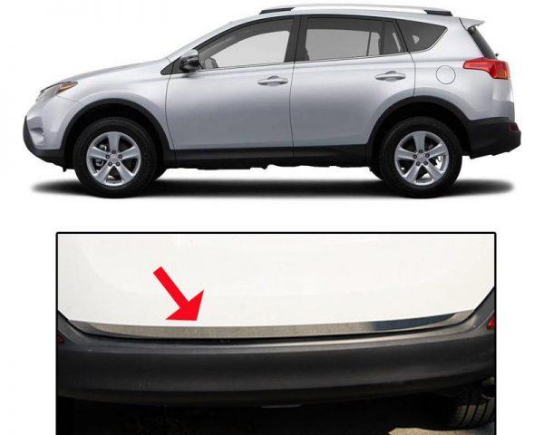 toyota rav4 4 xa40 chrom kofferraum gepackraum abdeckung hinten leiste