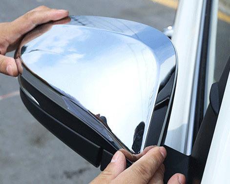toyota rav4 4 xa40 chrom carbon ruckspiegel seitenspiegel abdeckung blende rahmen