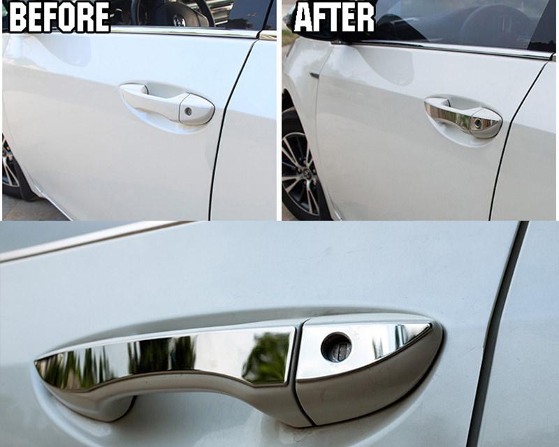 toyota corolla e170 chrom turgriff ausen tur abdeckung rahmen