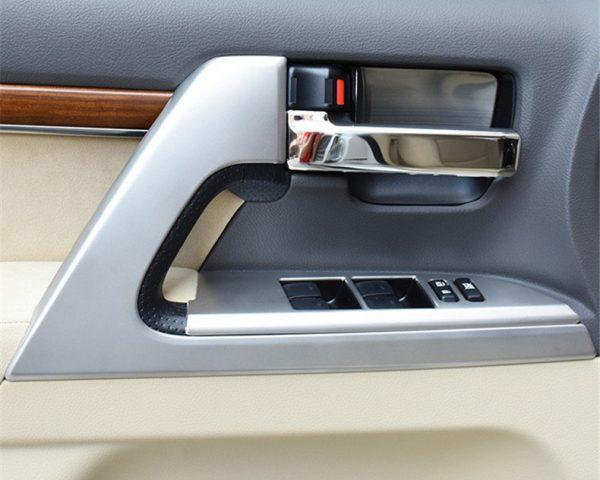 toyota land cruiser j200 chrom holz imitation chrom turgriff innen abdeckung rahmen