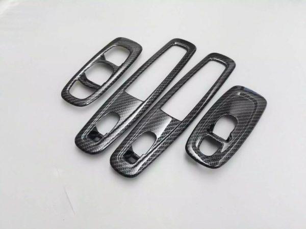 renault kadjar carbon fenster heber schalter taster abdeckung rahmen