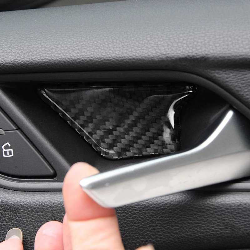 audi a3 8v carbon tuergriff schalen tuer abdeckung rahmen blende