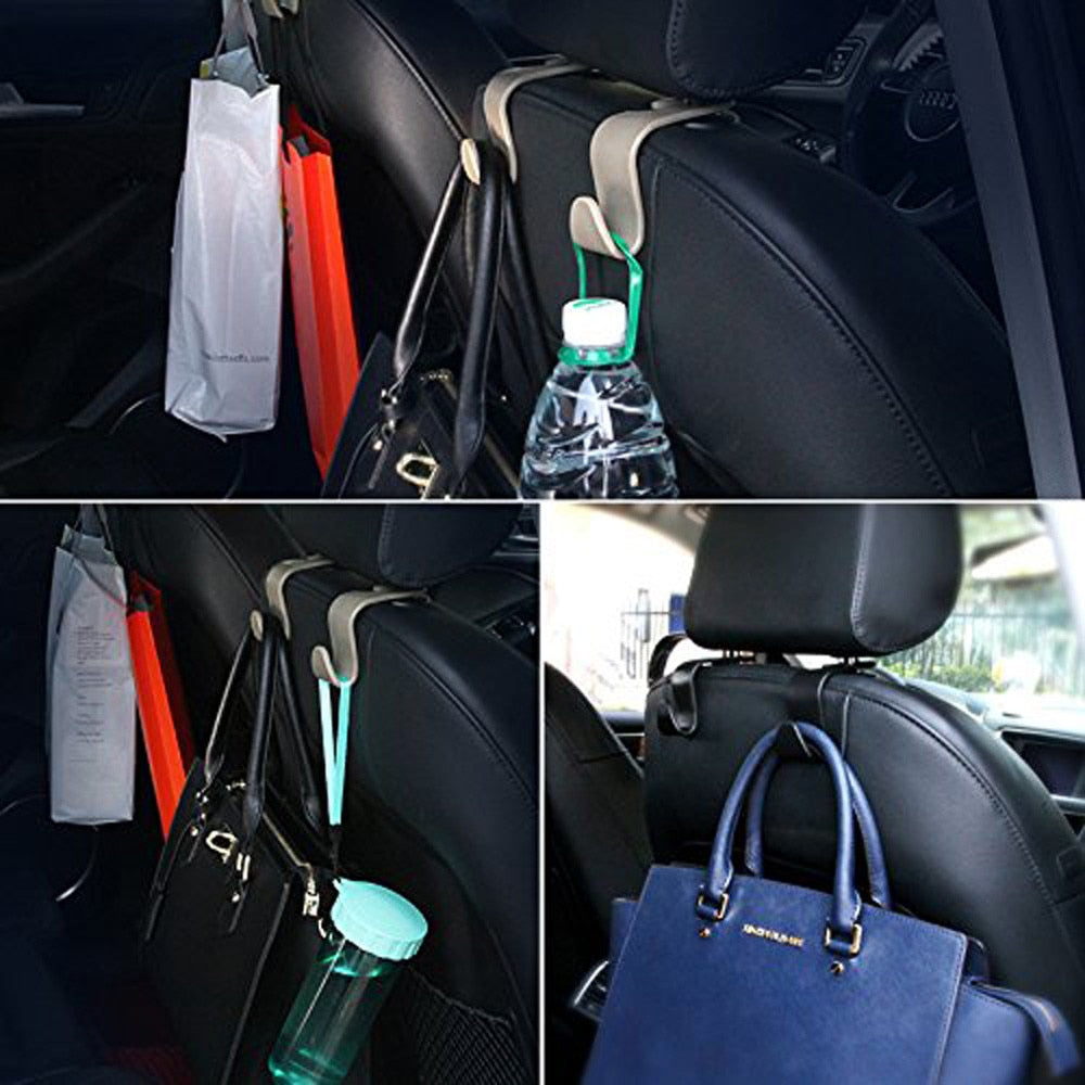 4er pack autositz kopfstuetze organizer aufhaenger aufbewahrung haken halterung