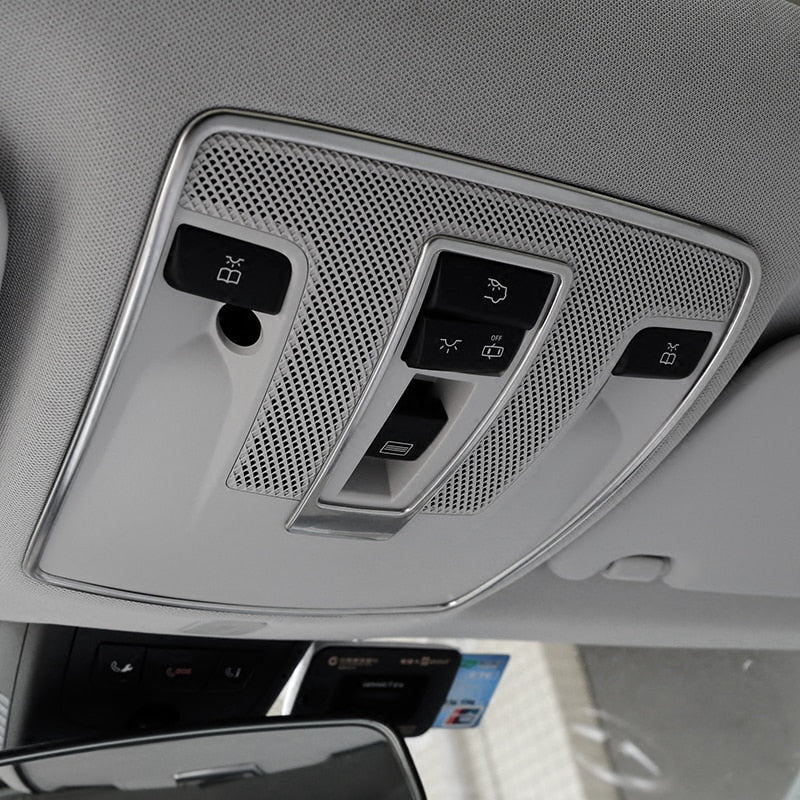 mercedes gle c292 w166 gls x166 edelstahl innenraumleuchte dach leselicht abdeckung rahmen