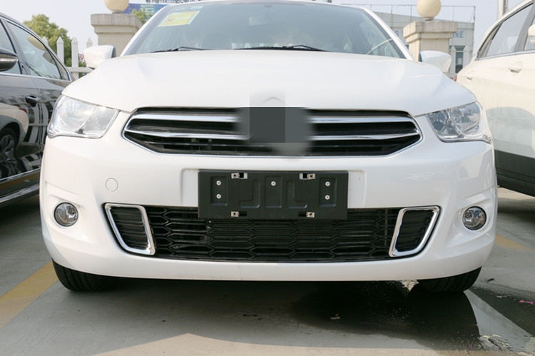 citroen c elysee chrom kuehlergrill gitter streifen abdeckung