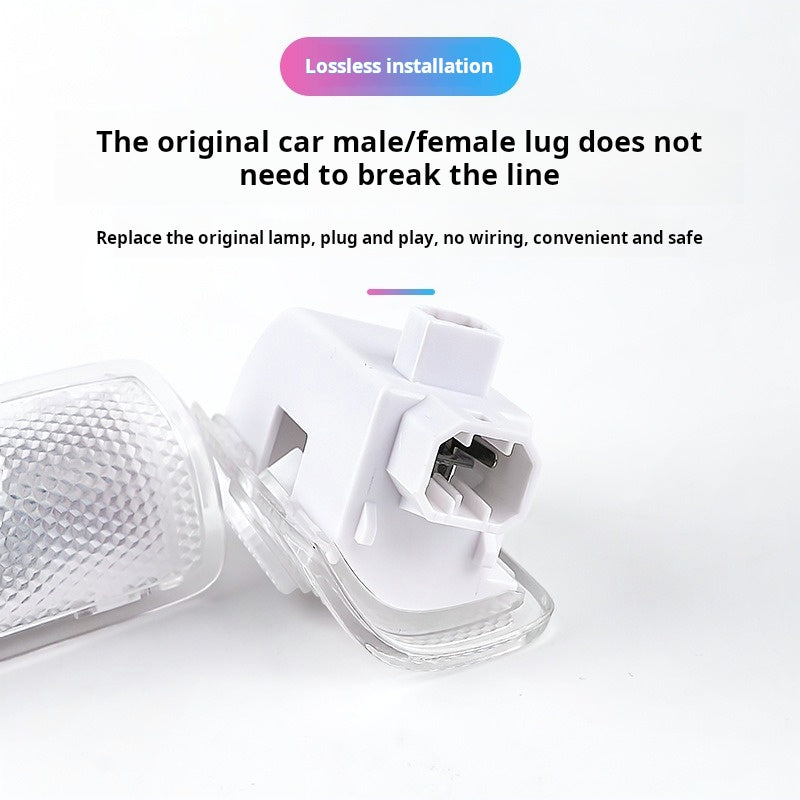2Pc for Toyota Car Door LED Logo Decorative Lamps Laser Shadow Projector Ghost Courtesy Welcome Light
