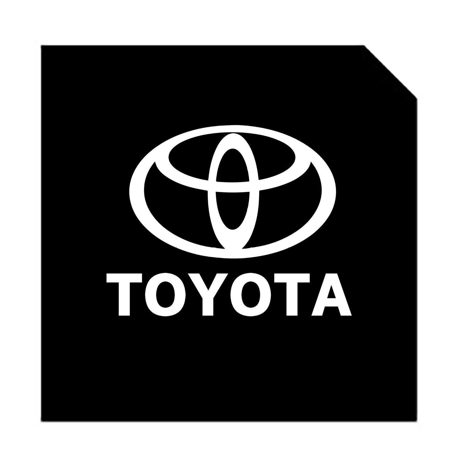 2Pc for Toyota Car Door LED Logo Decorative Lamps Laser Shadow Projector Ghost Courtesy Welcome Light