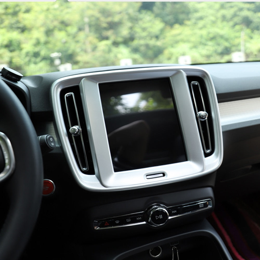 volvo xc40 mittelkonsole armaturenbrett bildschirm rahmen abdeckung