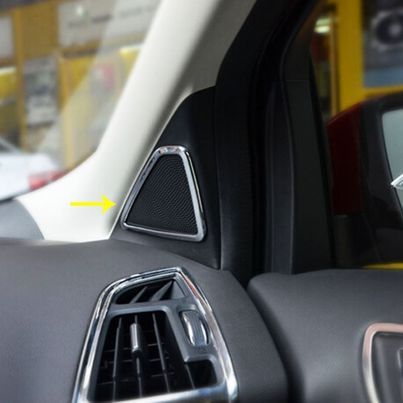 ford kuga chrom lautsprecher a saeule tuer fenster abdeckung