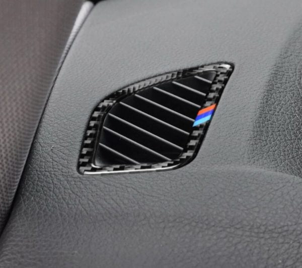bmw 1 f20 f21 edelstahl carbon armaturenbrett luftduesen lueftung abdeckung