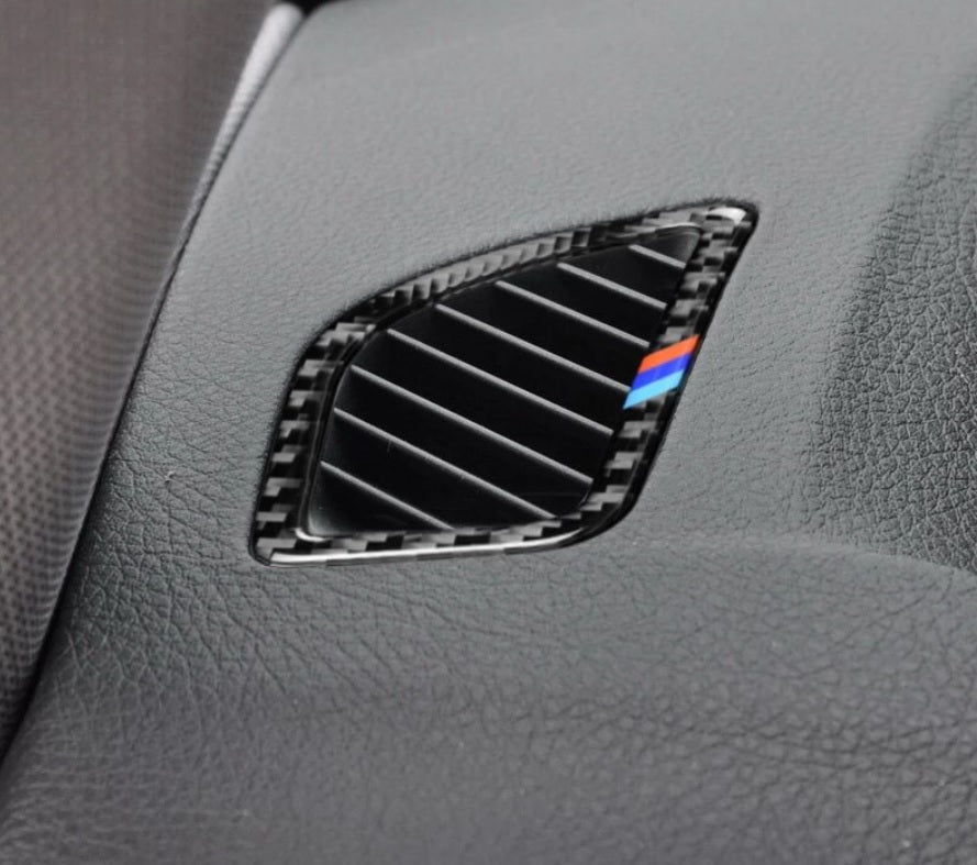 bmw 1 f20 f21 edelstahl carbon armaturenbrett luftduesen lueftung abdeckung