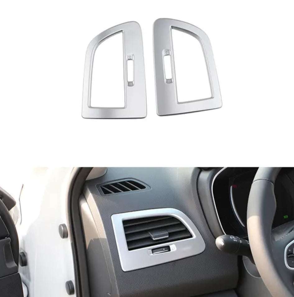 renault koleos hc chrom armaturenbrett luftduesen lueftung abdeckung rahmen blende