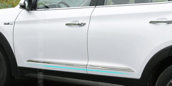 hyundai tucson 3 tl chrom zierleisten seitenzierleisten turleisten