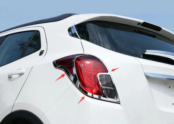 opel mokka chrom abdeckung hinteres licht rueckleuchte hecklicht