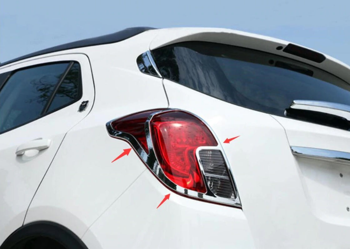 opel mokka chrom abdeckung hinteres licht rueckleuchte hecklicht