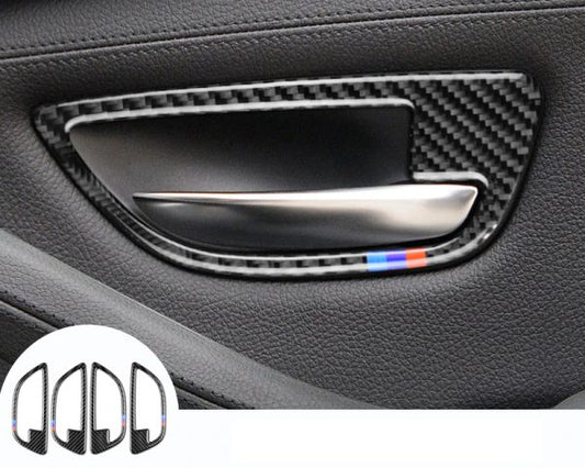 bmw 5 f10 f11 carbon tuergriff hebel innen abdeckung blende rahmen