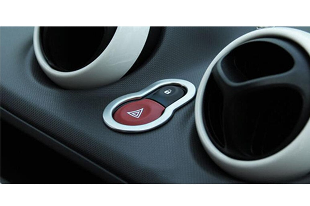 smart fortwo forfour warnlicht warnblinker schalter abdeckung rahmen