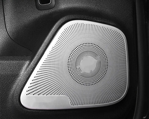 mercedes a w177 cla c118 edelstahl tuer lautsprecher a saeule abdeckung