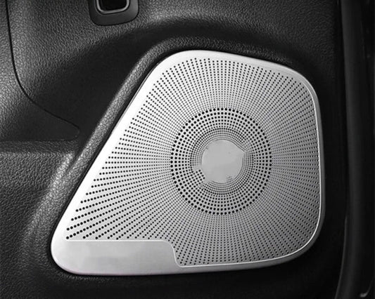 mercedes a w177 cla c118 edelstahl tuer lautsprecher a saeule abdeckung
